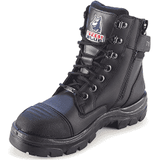 512719-Steel Blue LADIES Southern Cross Zip Steel Toe Scuff Cap Safety Boots