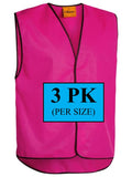 BK0345/3PK-BISLEY Safety Vest in a  3 Pack