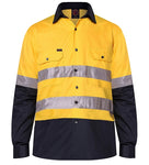 RM107V2R-RITEMATE Hi Vis Long Sleeve Shirt, Day/Night Rated in Light Weight