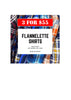 RM123FLAN3PK RITEMATE Any Three Flannelette Shirts Closed or Open Front