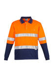 ZH235-SYZMIK Hi Vis Long Sleeve Polo with Reflective Tape